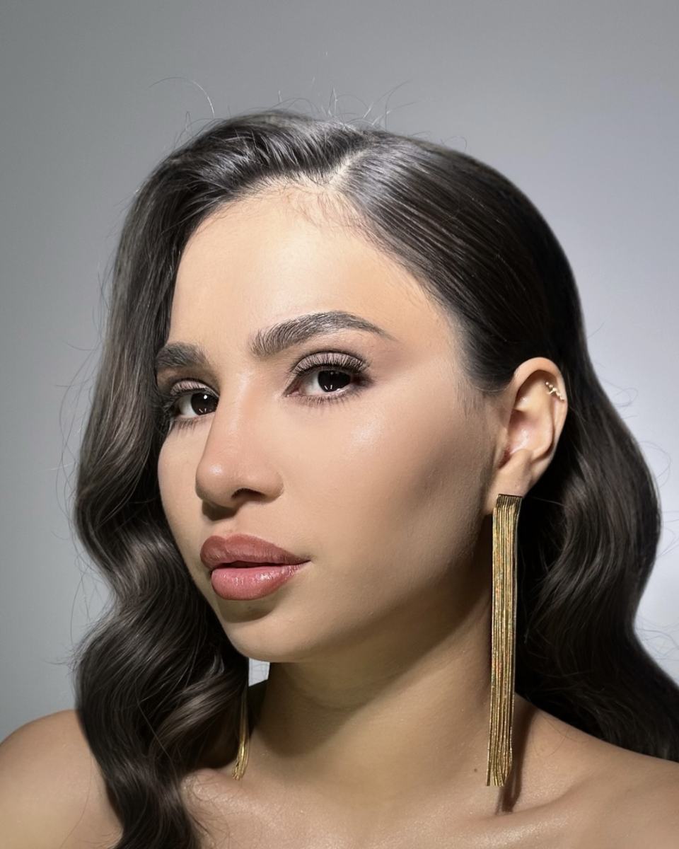 Soft glam bridal makeup in Laguna Beach by Blossom Beauty Team